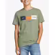 JACK&JONES Jorbrady Tee Ss Crew Neck Sn Jnr Oil Green