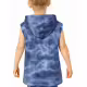 REEBOK Tie-Dye Hooded Tee Blue