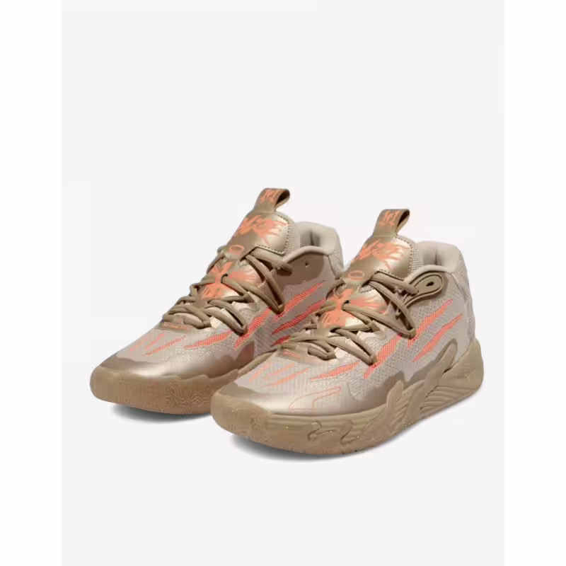 PUMA x LaMelo Ball Mb.03 Basketball Shoes Beige/Gold