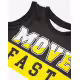 CHICCO Boys Shorts And Tank Top Set Black/White