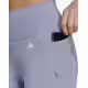 ADIDAS Training Optime Stash Pocket High-Waisted 7/8 Leggings Purple