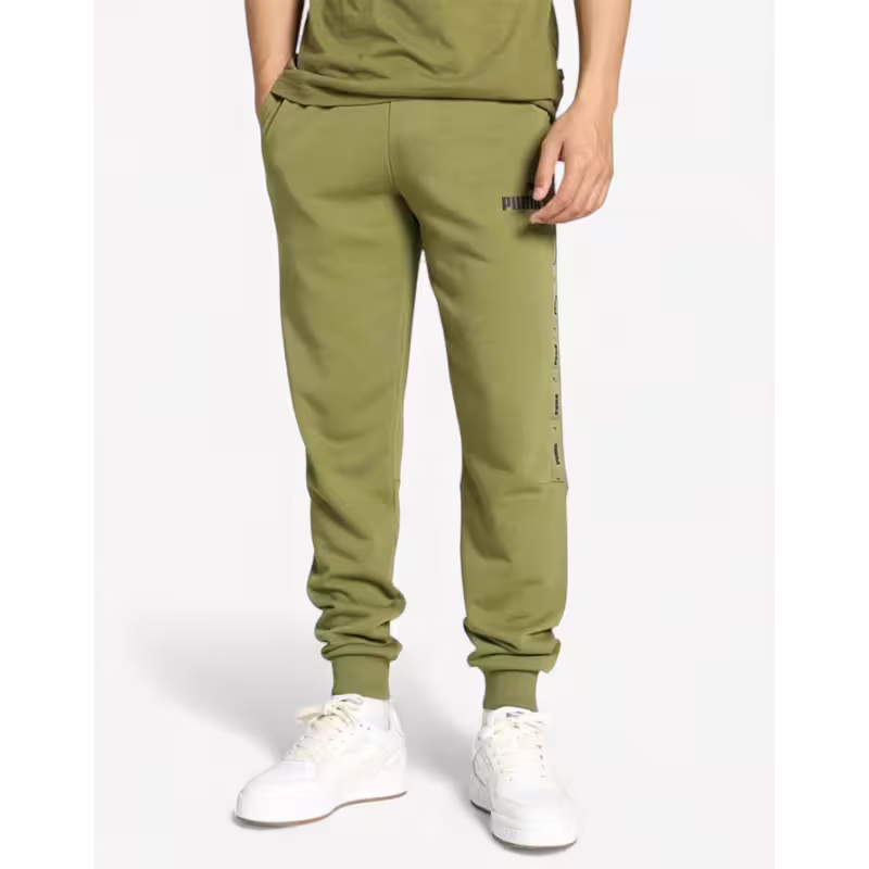 PUMA Essentials+ Tape Sweatpants Green