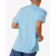 ADIDAS Own The Run 3-Stripes Tee Blue
