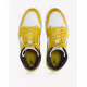 NIKE Jordan 1 Mid Shoes White/Yellow