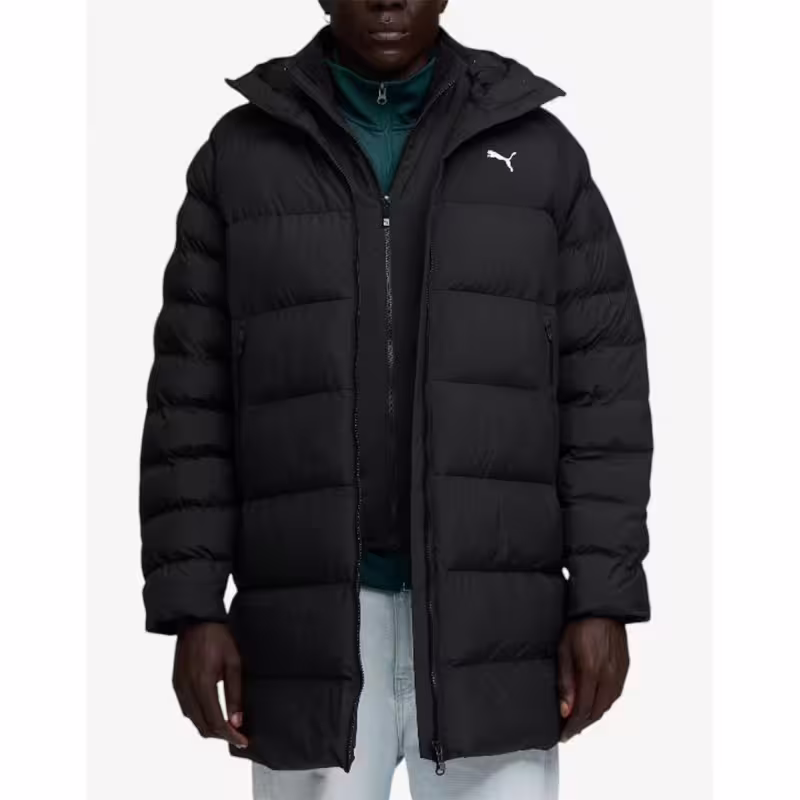 PUMA Mono Hooded Parka Black
