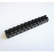Българска лустер клема 380V черна 12pin 6mm2