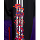 ADIDAS Half Zip Windbreaker Jacket Black/Purple