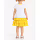 CHICCO Girls Dress White/Yellow