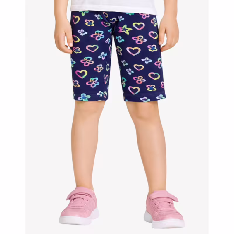 CHICCO Girls Bike Shorts Blue Printed
