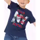 CHICCO Boys Four Wheels Are Better Tee Dark Blue
