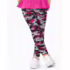 CHICCO Girls Striped Leggings Grey/Red