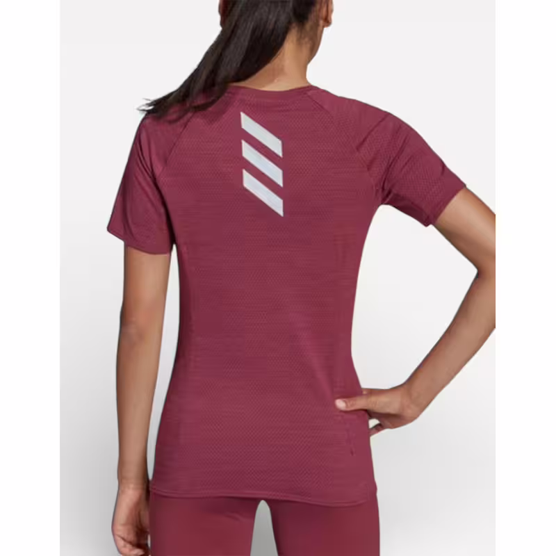 ADIDAS Own The Running Tee Burgundy