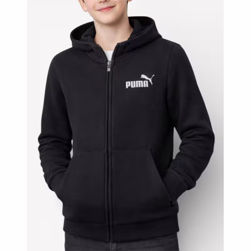 PUMA Essentials Small Logo Hoodie Black
