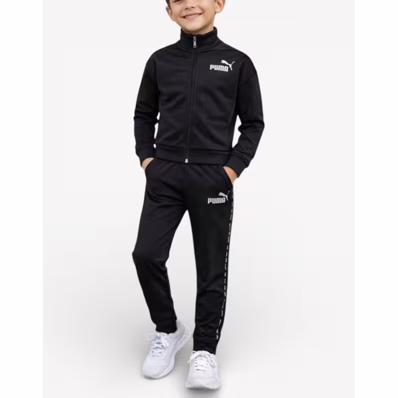 PUMA Essentials Tape Tricot Tracksuit Black