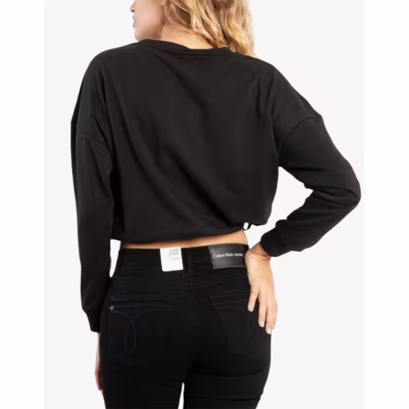 PUMA Nova Shine Pull Over Sweatshirt Black