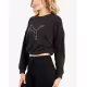 PUMA Nova Shine Pull Over Sweatshirt Black