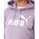 PUMA Essetials Logo Fleece Hoodie Grape Mist