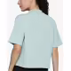 PUMA Classics Mock Neck Tee Blue