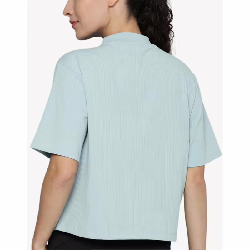 PUMA Classics Mock Neck Tee Blue