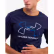 UNDER ARMOUR Gl Foundation Update Ss Tee Dark Blue