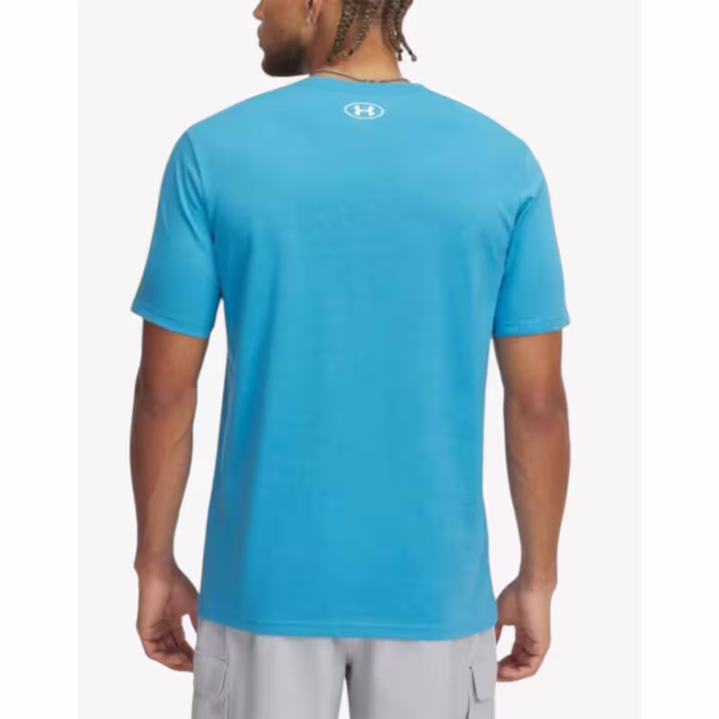 UNDER ARMOUR Abc Camo Boxed Logo Tee Blue