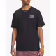 UNDER ARMOUR Triple Stack Left Chest Logo Tee Black