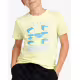 UNDER ARMOUR Split Big Logo Tee Yellow