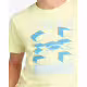 UNDER ARMOUR Split Big Logo Tee Yellow