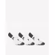 UNDER ARMOUR 3-Packs Performance Cotton No Show Socks White