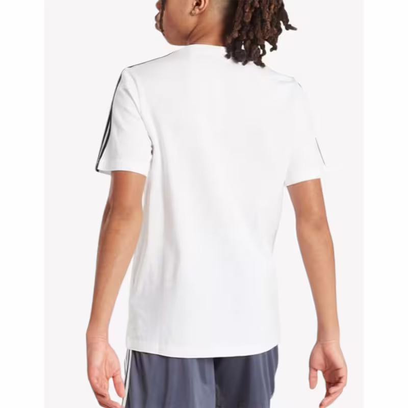 ADIDAS Essentials 3-Stripes Cotton Tee White