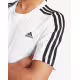 ADIDAS Essentials 3-Stripes Cotton Tee White
