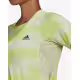 ADIDAS Fast Allover Print Tee Green/White