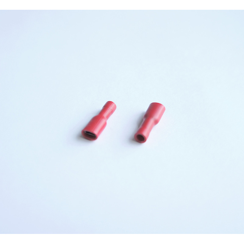 Кабелна обувка женска с цяла изолация червена 4,8mm/1,5mm2