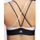 ADIDAS Performance Alpha Model 3 Bar Logo Bra White