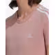 ADIDAS Sportswear Essentials Slim 3-Stripes Tee Pink