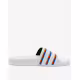 ADIDAS Adilette Slippers White/Blue/Red