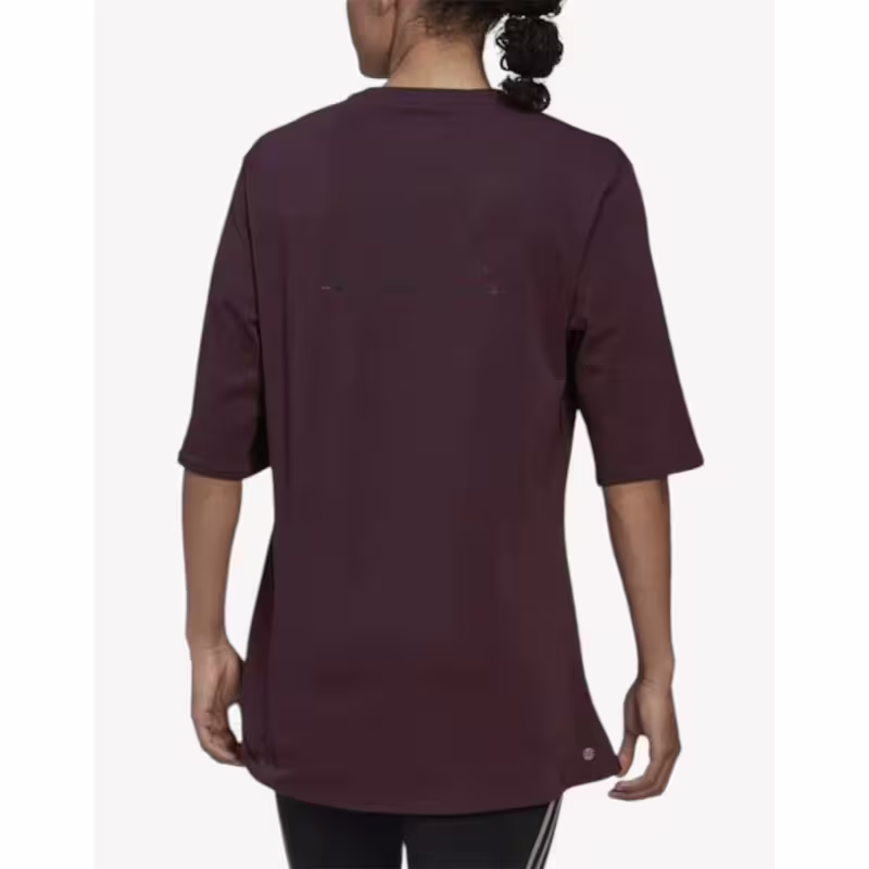 ADIDAS Run Icons Made With Nature Short Sleeve Tee Red