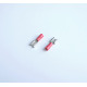 Кабелна обувка женска с изолация червена 6,3mm/1,5mm2
