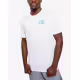 UNDER ARMOUR Triple Stack Logo Ss Tee White