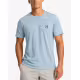 UNDER ARMOUR Live Evol Logo Ss Tee Blue