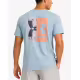 UNDER ARMOUR Live Evol Logo Ss Tee Blue