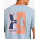 UNDER ARMOUR Live Evol Logo Ss Tee Blue