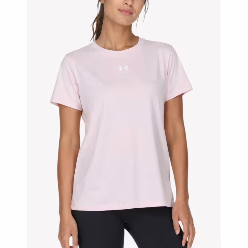 UNDER ARMOUR Rival Core Tee Pink