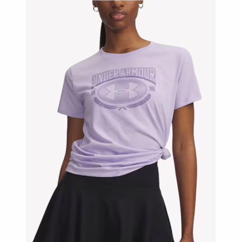 UNDER ARMOUR Varsity Ss Tee Purple