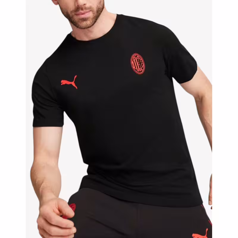 PUMA x AC Milan Ess Tee Black