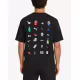 PUMA Downtown Graphic Tee Black Multicolor