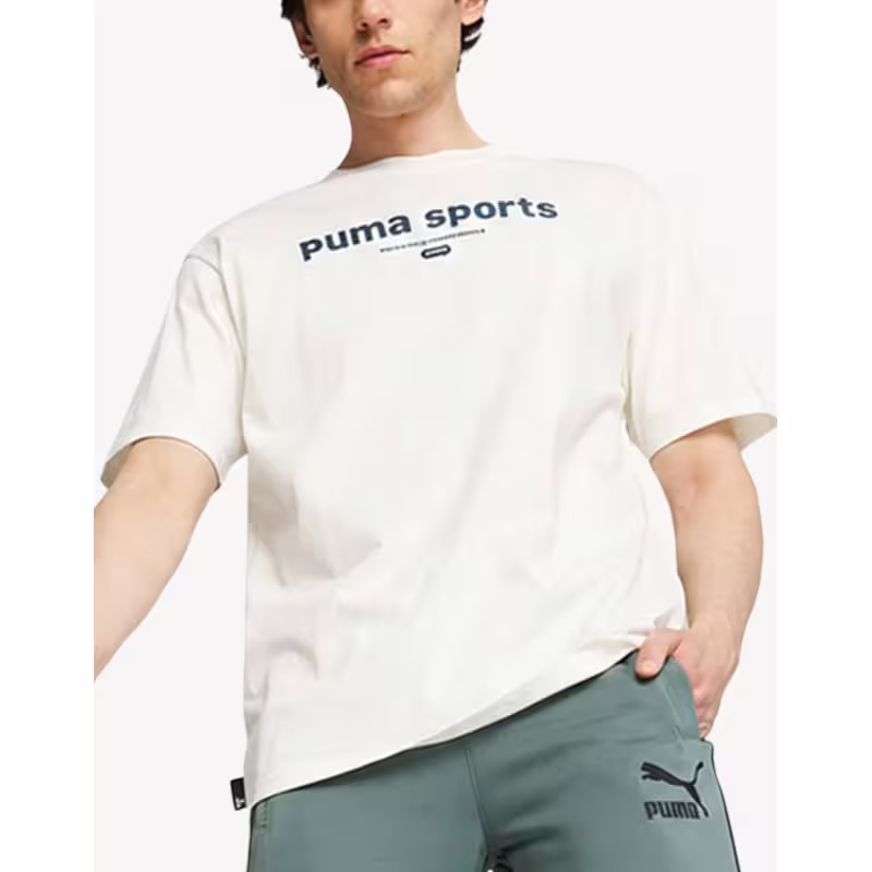 PUMA Tеам Graphic Teе White
