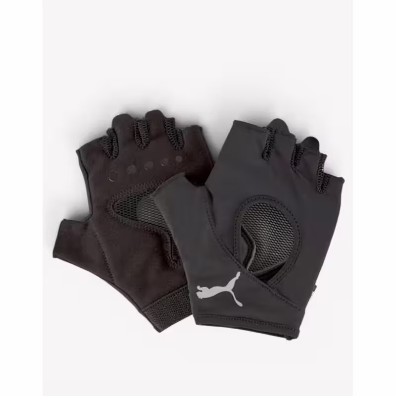 PUMA Tr Ess Gym Cut Fingered Gloves Black