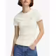 PUMA Classics Ribbed Slim Tee Pink