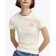 PUMA Classics Ribbed Slim Tee Pink